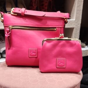 Dooney & Bourke Fushia Pink Crossbody/shoulder Bag